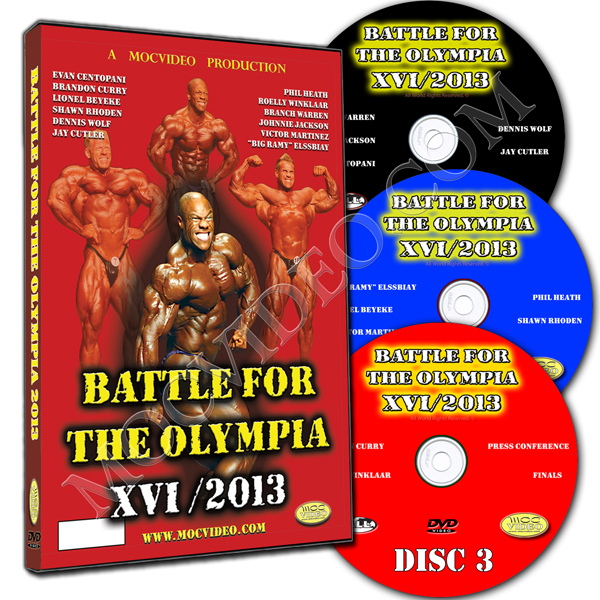 Battle For The Olympia 2013 3 Disc DVD