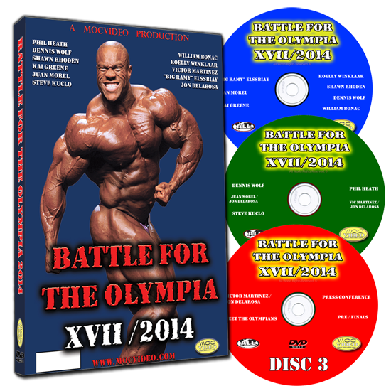 Battle For The Olympia 2014 3 Disc DVD